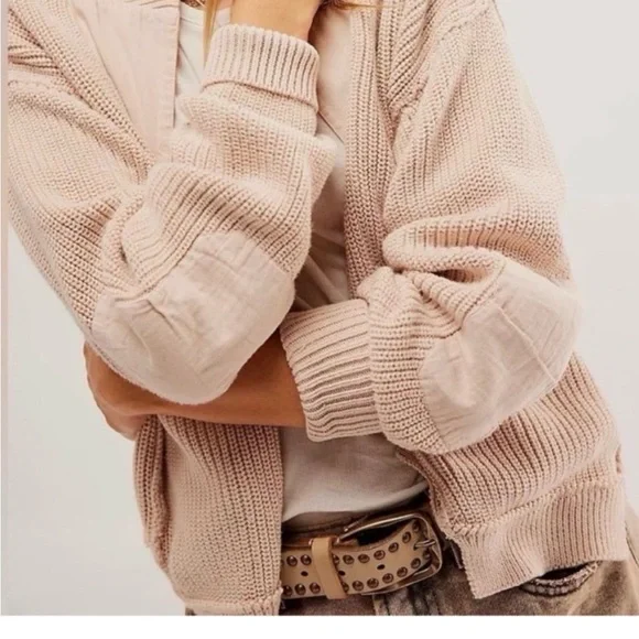 We The Free Cream Open-Front Cardigan - Picture 2 of 8